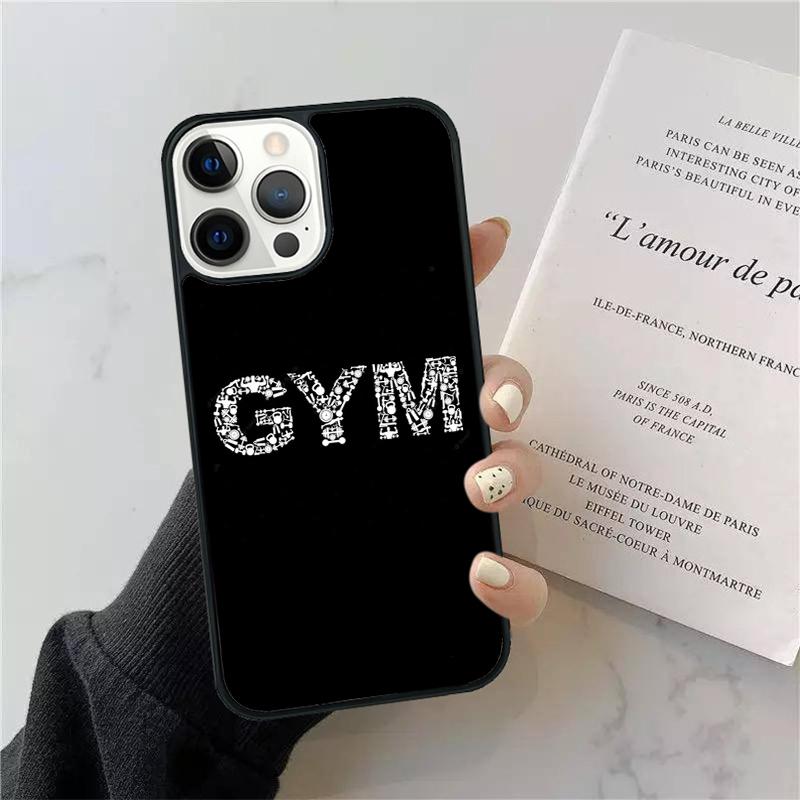Мотивирующий чехол для телефона для спортзала и фитнеса Для iPhone 17 Air 14 15 16 13 12 Для Apple iPhone 17 Air Pro Max Plus Coque