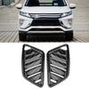 2 шт. Накладки на верхние внутренние дефлекторы воздуховодов для Mitsubishi Eclipse Cross 17 18, карбоновое волокно