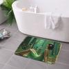 1 шт. Силуэты леса Кухонный коврик Нескользящий придверный коврик Поп-дизайн Коврик для ванной Коврик для ванной Ковер для дома Раковина Прачечная Декорери