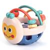 1Pcs Bee Shape Soft Teething Toys Newborn Early Educational Touch Hand Grasping Ball New Hand Bell