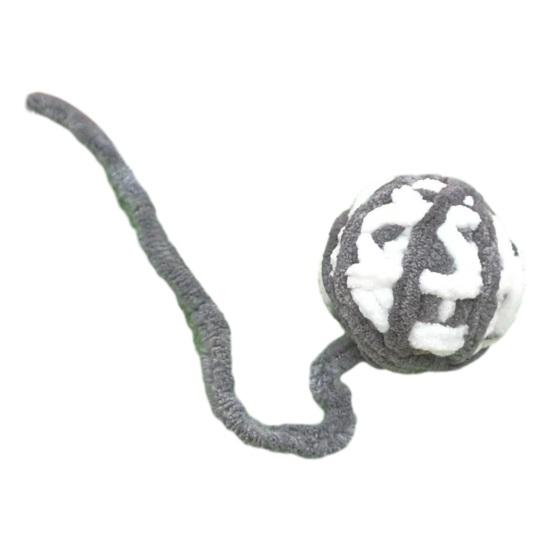 Интерактивная игрушка-мяч для кошек со звучащим колокольчиком, устойчивая к царапинам, веселая, интерактивная, яркая