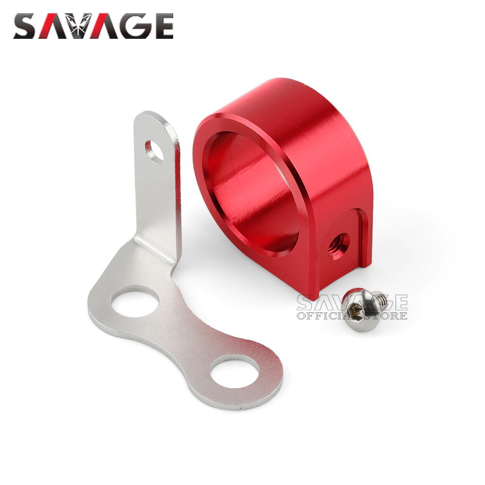 For HONDA XR650R XR250R XR 230R 400R 250 650 R/L Motard Motorcycle Front Speedometer Cable Brake Hose Guide Clamp Line Holder