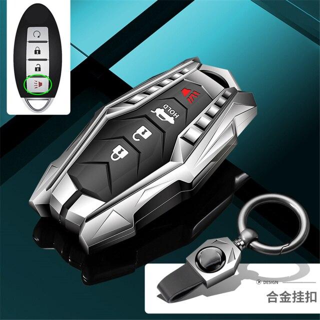 Чехол для автомобильного ключа для Nissan Juke Leaf Micra K12 Note Patrol Qashqai J11 J10 Tiida Versa X-trail Xtrail X Trail T32 Infiniti