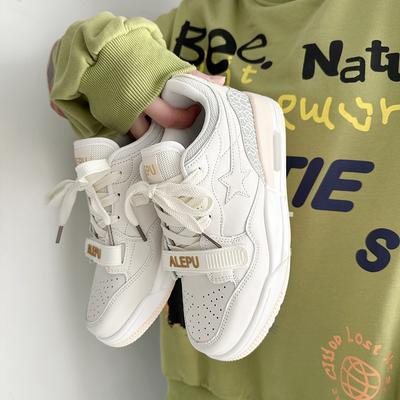 Новые кроссовки ins Maillard корейская версия американская воздушная подушка мягкая подошва парные повседневные увеличивающие рост обувь на платформе со звездами