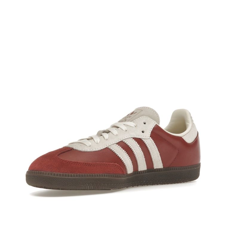 Adidas Samba OG Preloved Ruby Cream Unisex Sneakers Red Cream-White Gum JI3216