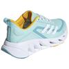 Adidas ALL DAY BOOM E Abrasion Resistant Breathable Low Top Running Shoes Unisex Cyan White Sneakers JS0471