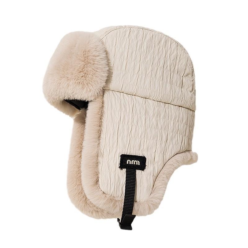 Плюшевая кепка Lei Feng, мужская, утолщенная, защитная кепка для ушей, женская, теплая, ветрозащитная кепка для езды на велосипеде, зимняя, для катания на лыжах, защита от холода, уши