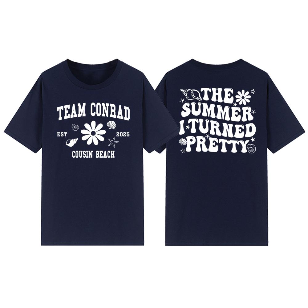 The Summer I Turned Pretty TShirt TSITP Team Conrad Tee Unisex Short Sleeve Tshirts Beach Summer Vibe Shirts Women Clothing