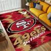 49Ers Logo Living Room Nonslip Area Rug Soft Carpet For Bedroom Game Playroom Sofa Office Home Decor Doormat Christmas Gift C10259