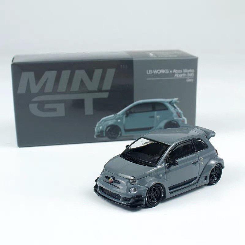 1:64 Абарта 595 Сплав Модифицированный Широкофюзеляжный Спортивный Автомобиль Модель Литой Под Давлением Трековый Гоночный Автомобиль Модель Транспортного Средства Симуляция Миниатюрный Масштаб Игрушка