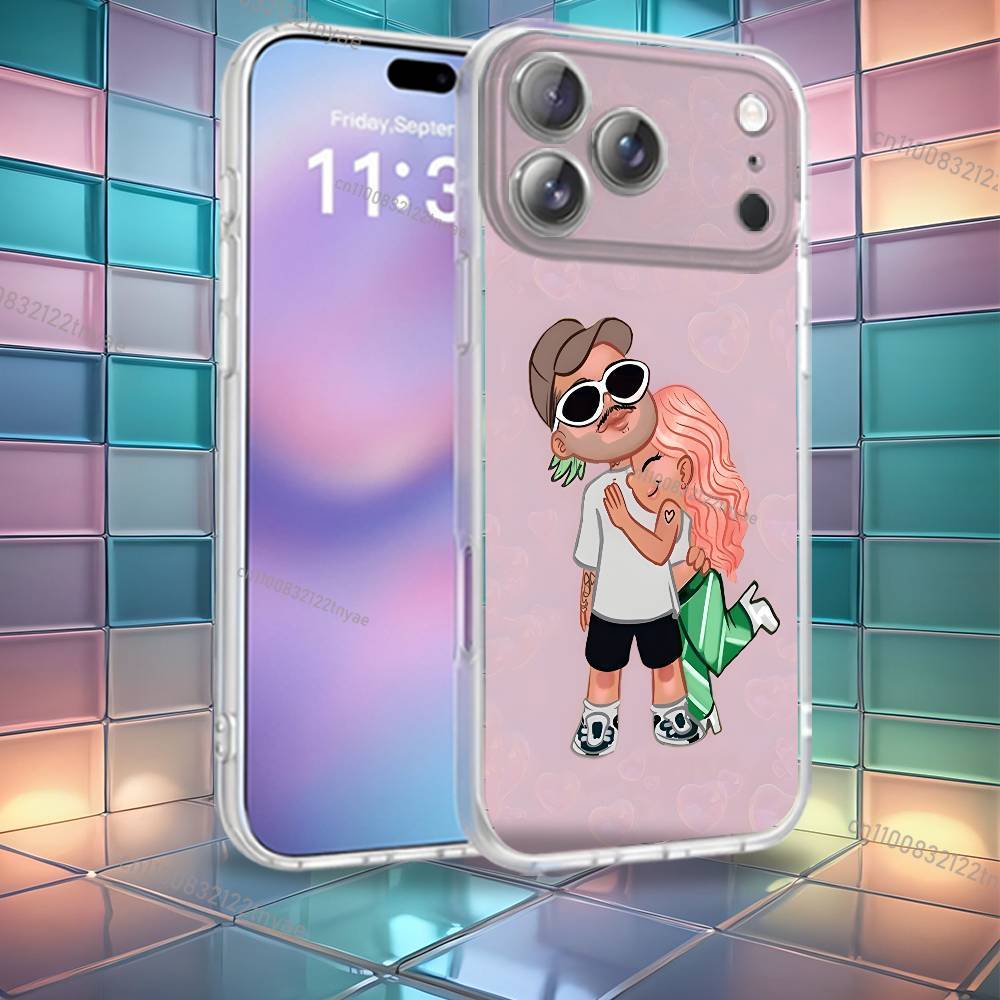 K-Karol G Tropicoqueta Phone Case For iPhone 16,14,11,17,13,15,12,Air,Plus,Pro,Max,E,Mini Frosted for MagSafe Magnetic Wireless