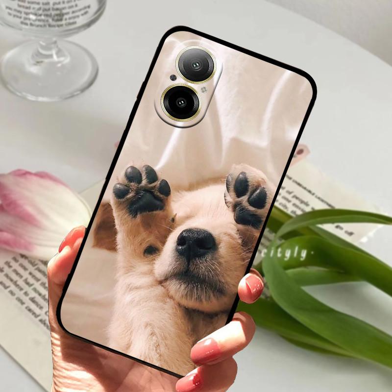 Для Realme C67 Чехол животное Силиконовые Мягкие ТПУ Задние Крышки Для Realme C 67 C67 4G Чехол Защитный Мультяшный Funda RealmeC67 Корпус