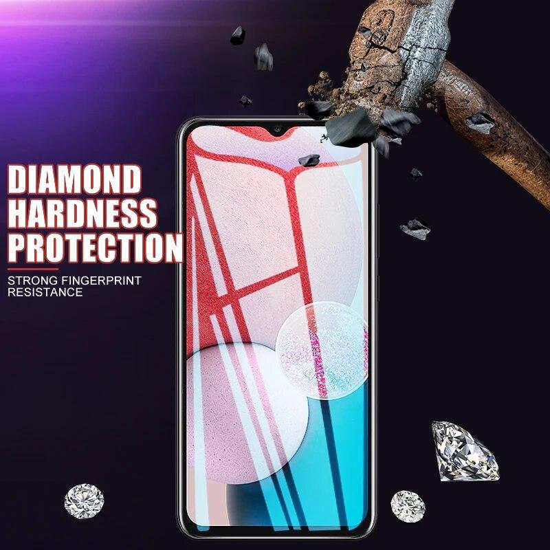3 шт. полное закаленное стекло для Samsung Galaxy A03 A13 A23 A33 A53 A73 Защитная пленка для экрана Galaxy M51 M52 HD защитная пленка