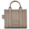 Marc Jacobs Кожаная сумка-тоут с тисненым логотипом, съемным регулируемым плечевым ремнем, женские сумки-тоут, цвет Rock-Gray H053L01RE22055