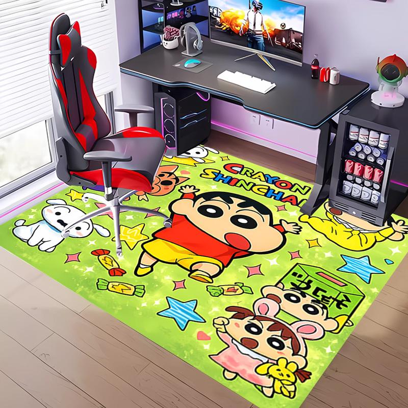 1pc Crayon Shin-chan Entrance Mat, Non-Slip Mat Area Rug,Room Decor, Outdoor Decor, Kitchen Rug,Doormat - Machine Washable, Easy to Clean