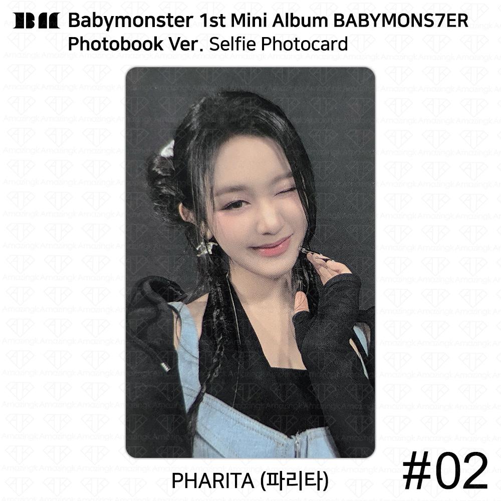 BABYMONSTER Официальная фотокарточка первого мини-альбома BABYMONS7ER Ахён Рами Рора Аса