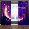 Бесплатная доставка Роскошные исламские шторы на окна Рамадан Карим для гостиной, спальни, ванной комнаты, кухни, двери, домашнего декора, 2 шт.