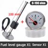 Water Level Gauge+Water Float Sensor 0-190Ohm 52mm Water Tank Meter Indicator With Red Color LED For Marine Car RV Camper Yacht