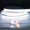 5V USB LED Neon Strip Lights Touch Dimmable COB Neon Tape Sign 320LED/M Silicone Tube Ribbon For Home Kitchen Cabinet Night Lamp