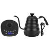 Электрический чайник для кофе и чая с дисплеем и регулировкой температуры, черный