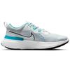 Nike React Miler 2 Pure Platinum Chlorine Blue Мужские кроссовки Серо-черные CW7121-003