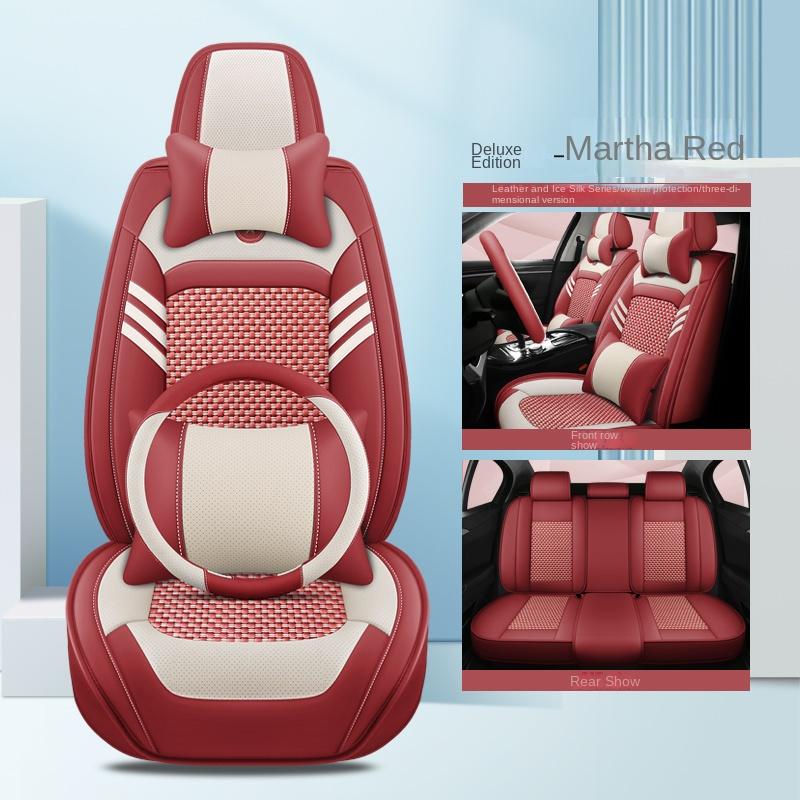 Универсальный стиль роскошный чехол для сиденья автомобиля Ice Silk для HYUNDAI Solaris Sonata Creta Encino Elantra Ix25 Ix35 Kona Аксессуары
