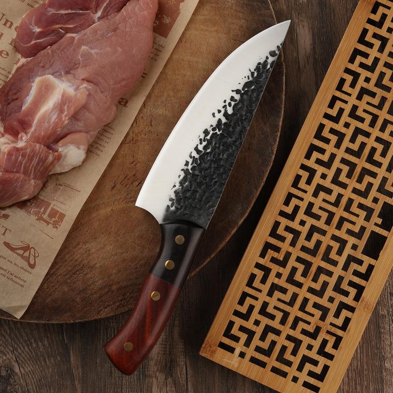 Кухонный нож для обвалки, кованый нож из нержавеющей стали, нож шеф-повара, нож для мяса