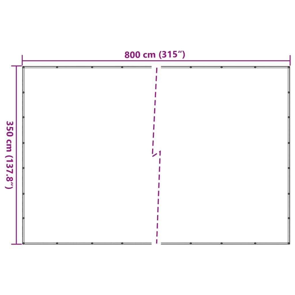 Контейнерная сетка HDPE 3,5 x 8 м Черная