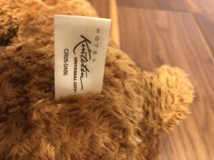 [USED] Rare! Hotel Kintetsu Teddy Bear Plush Toy