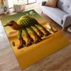 "Funny Camel Cactus Carpet with Boots Desert Earth Design Decor" Suitable for use as an anti-slip for living room bedroom sofas