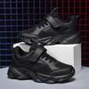 Fashion Kids' Black Walking Shoes Breathable Summer Sports Tennis Shoes for Boys Outdoor Casual Running Sneakers