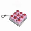 9-Button Design Keyboard Fidget Toy Soft Silicone Clicker Fidget Toy  Office Use