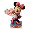 Disney Tradition Enesco Jim Shore Джим Шор резьба по дереву фигурка Минни Маус с чувствами 4026085 "Товары"