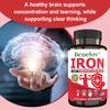 Chelated Iron 15mg Capsules Non Constipating Gentle Supplement Vegan 120 Count