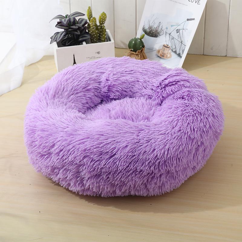 Doghouse Detachable Round Plush Pet Litter Cat Litter Warm Pet Supplies Dog Bed Pet Bed Pet Mat