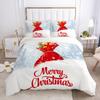 Quality Western 100% Polyester Bedding Set Christmas Winter Duvet Cover Sets Reactive Printing Kids Adult Bedding Sets Dropship