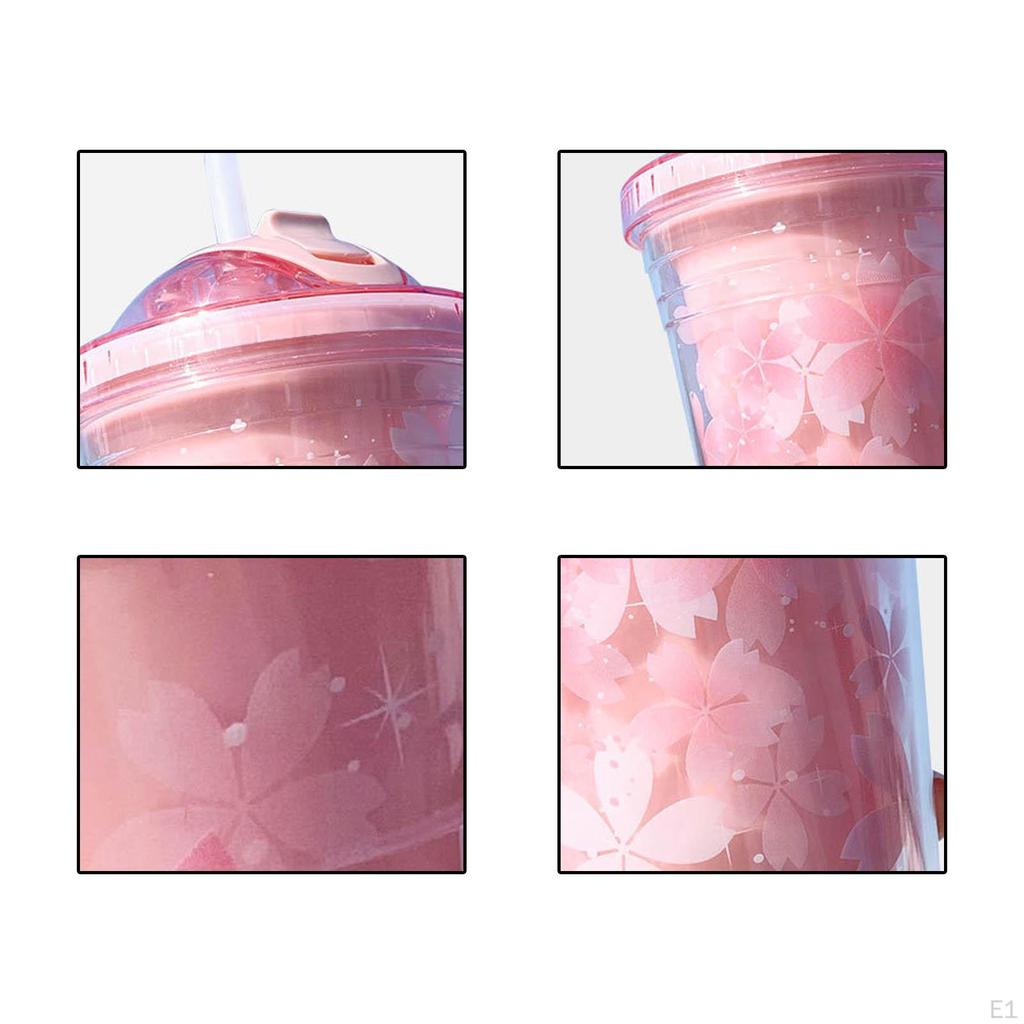 Cups, with Lids and Straw Insulated BPA Reusable Tumbler Cup, Mug for Milk Travel Drinking Boys