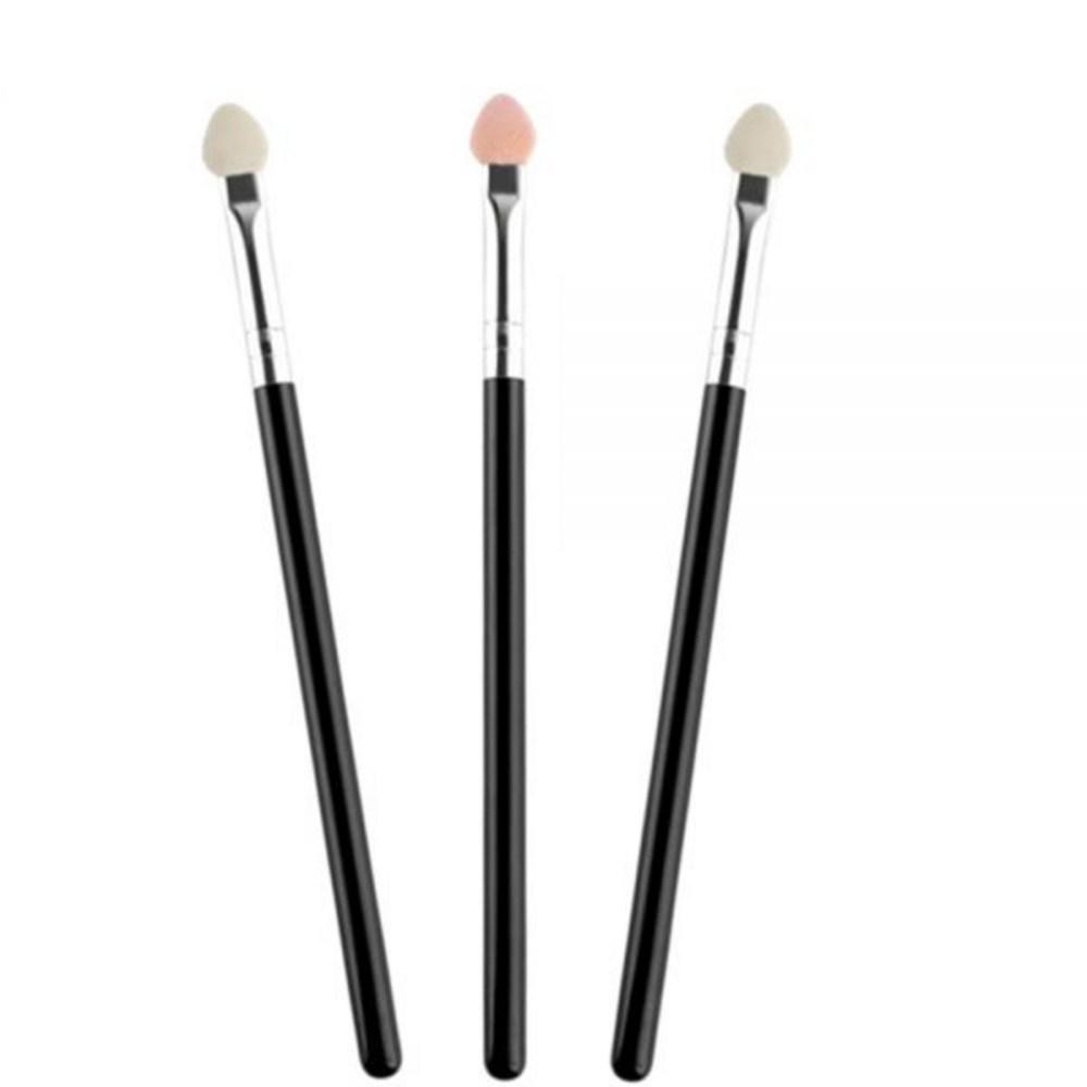 Кисть для теней для век 3 шт. Аппликатор-спонж Инструменты для макияжа Глаза (черный)