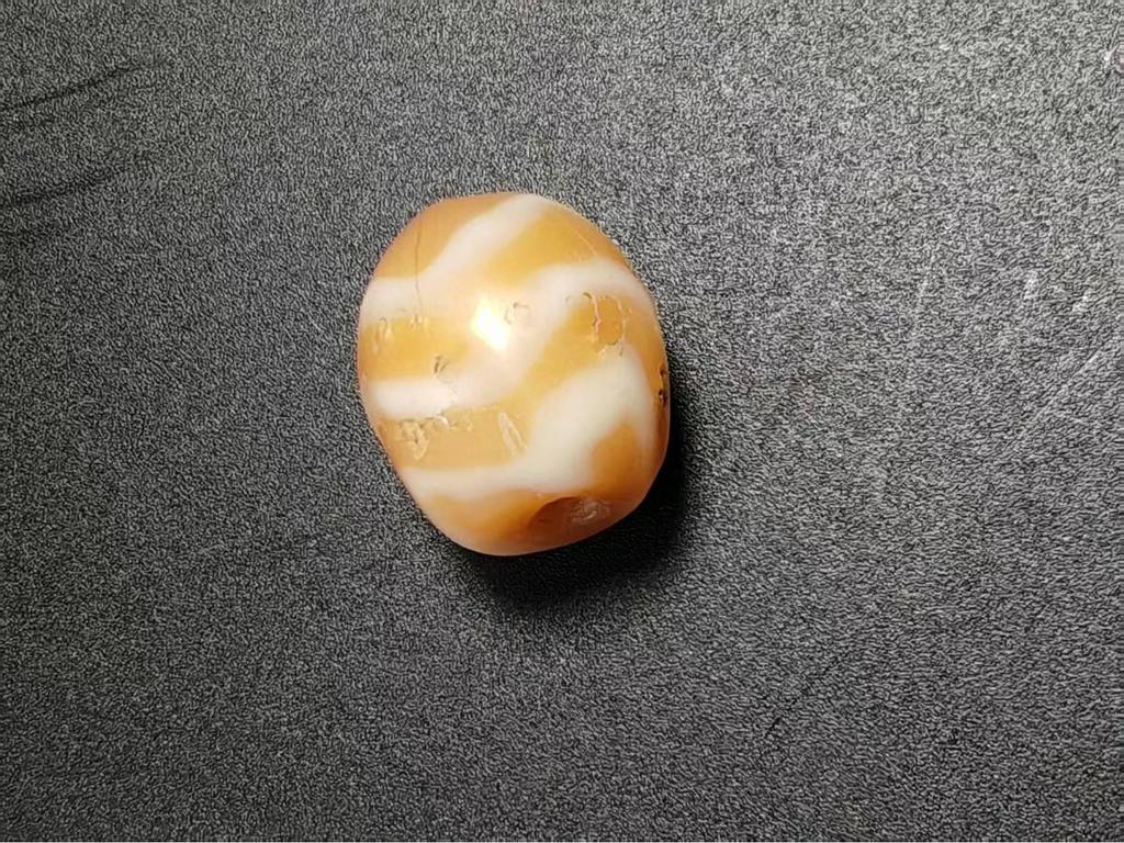 Тибетские натуральные травленые бусины Дзи из агата ручной работы с выветренной патиной, 15 мм для бисероплетения своими руками