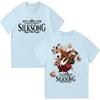 Hollow Knight Silksong Graphic T Shirt Men's Clothing Casual Short Sleeve Top Fashion Cartoon Hot Game Unisex T-shirt Cotton Tee
