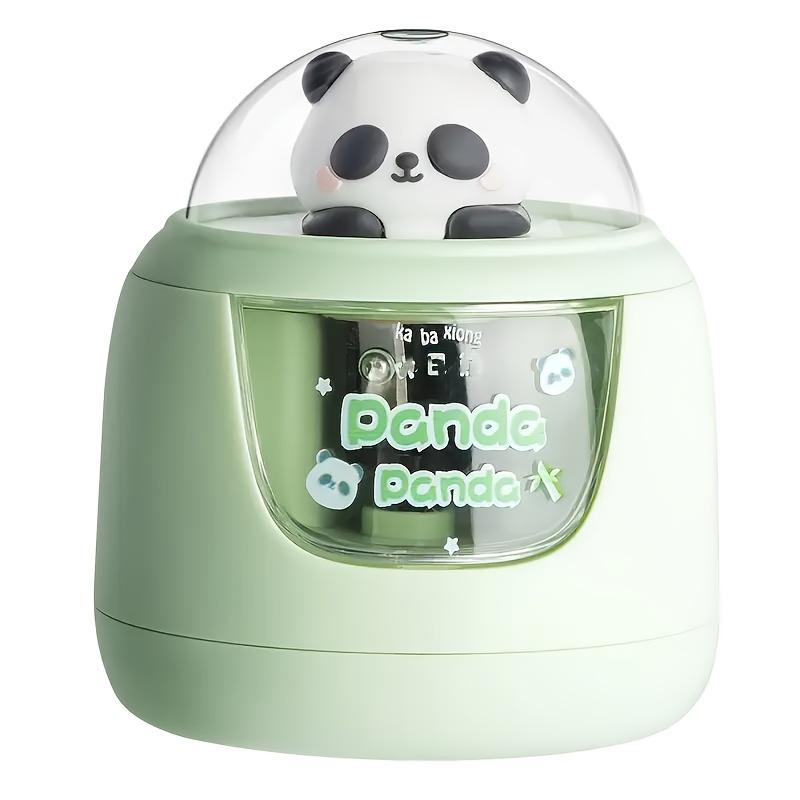 Электрическая точилка для карандашей для студентов — милый мультяшный дизайн, высокоскоростной пресс и усилитель подачи грифеля, прочный ПВХ