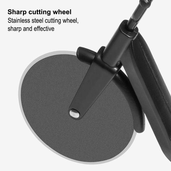 Bicycle-Shaped Pizza Cutter with Dual Wheels Stainless Steel Cake Dough Slicer