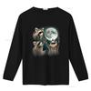 Raccoon T Shirt 3 Racoons Howling At Moon Funny Weird Cursed vintage Washed Slightly Comfortable Stretched