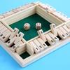 Настольная игра Shut The Box 4 игрока Деревянная настольная математическая игра Дети Взрослые Семья