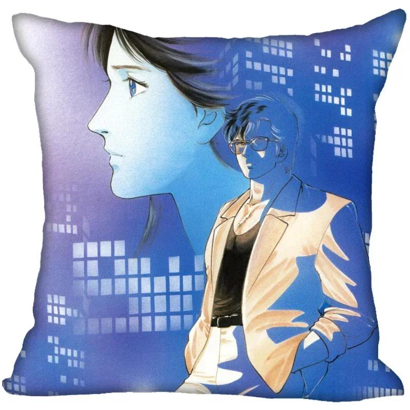 Animation City Hunter Pillow Case For Home Decorative Pillows Cover Invisible Zippered Throw PillowCases 45X45cm