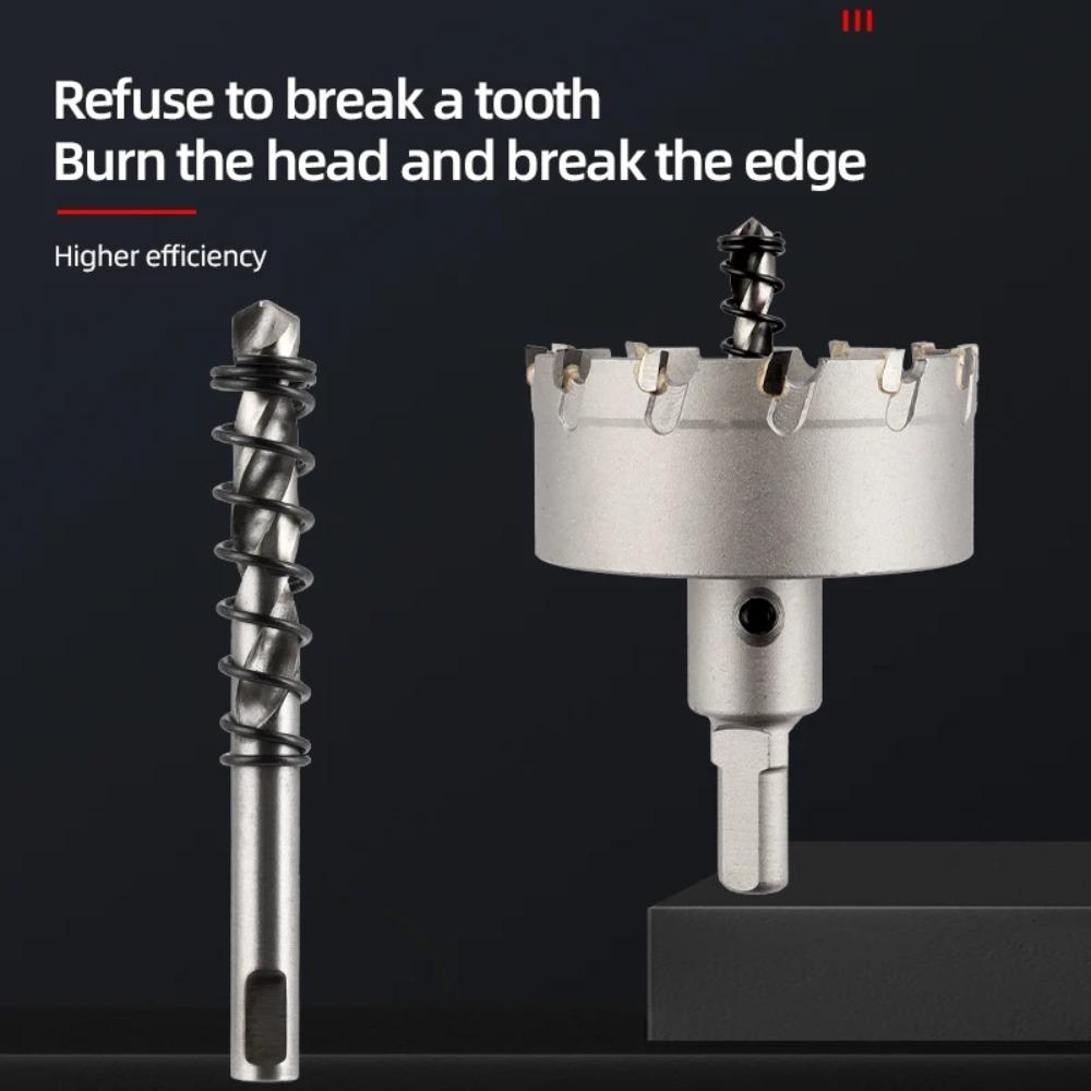 1 шт. 50-80 мм TCT твердосплавная фреза для металла толстых листов и алюминиевого сплава - Сверхпрочная корончатая пила