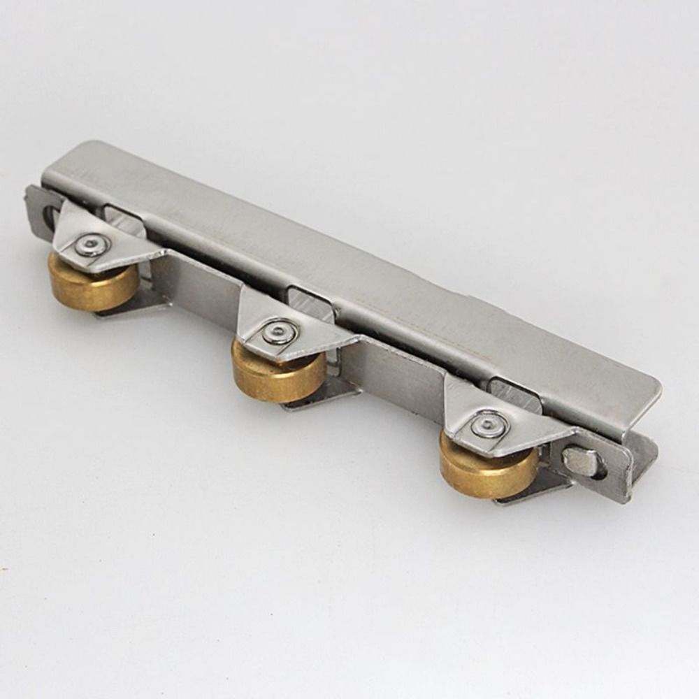 4 шт./набор Износостойкий ролик для стеклянной двери Колесо для трека из нержавеющей стали для стекла толщиной 5-8 мм