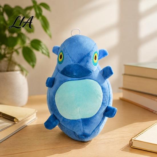 Skin Friendly Plush Figures Mini Squeeze Toy, Cute Soft Stuffed Stress Relief Figure, Portable Cartoon Dolls Desk Decor, Collectible Trinkets