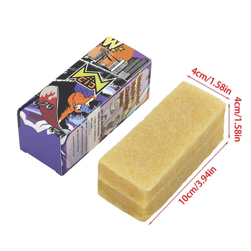 Резиновый блок для чистки скейтборда. Очиститель ленты для скейтборда. Алмазный кубик для удаления грязи.