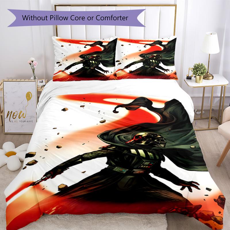 Star Wars Comforter Cover Set Perfect for Guest Room Machine Washable Christmas Gift